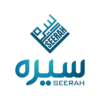 blue and white seerah logo
